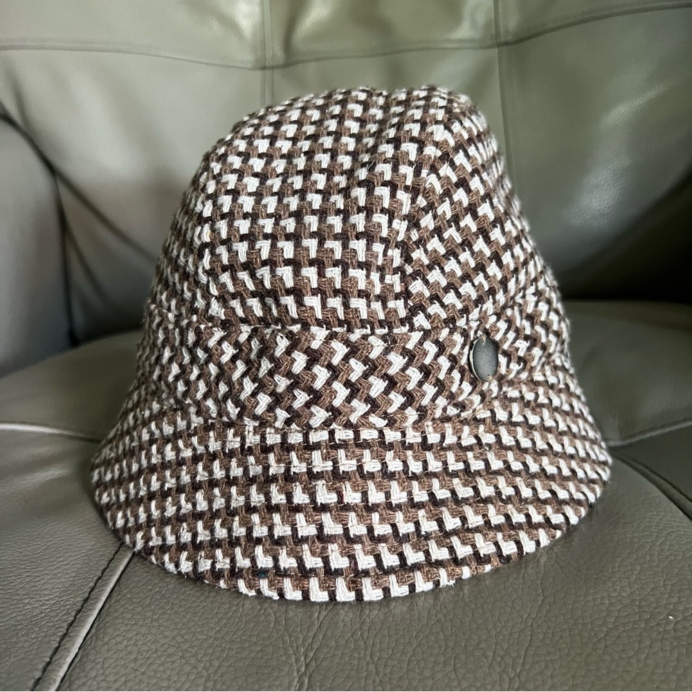 Patricia Underwood So Patricia  Bucket Hat Brown Wool Corduroy Classic MOD OS